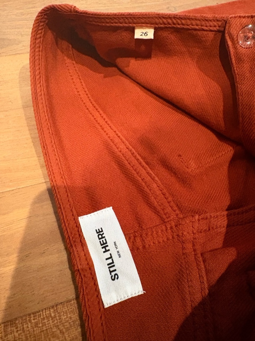 Sport Jean in Burnt Orange NWOT w/tote - Picture 2 of 5